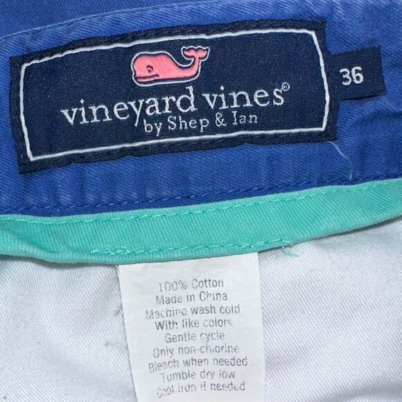 Vineyard Vines Royal Blue Performance Shorts in Size‎ 36W x 8.5IS - Picture 2 of 6